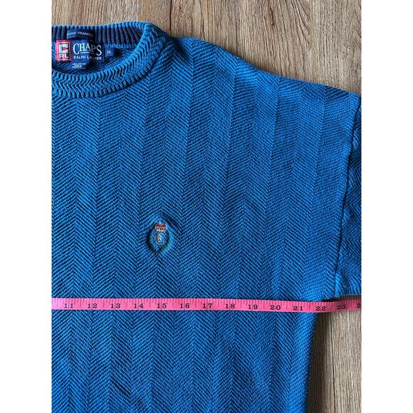 Chaps Ralph Lauren Vtg Crewneck Sweater Size XLarge - Picture 5 of 7